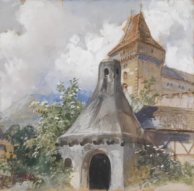 Burg und Dörrofen von Marie Egner