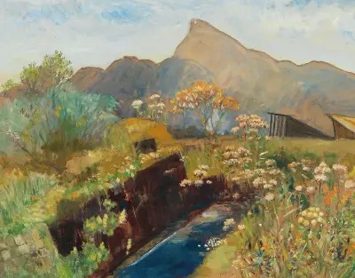 Spätsommer im Salzburger Moor bei Untersberg von Marie Egner