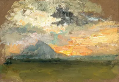 Západ slunce, Marie Egner