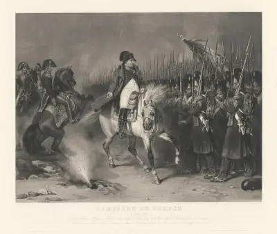 Fälttåget i Frankrike (efter François-Émile de Lansac) av Jean-Pierre-Marie Jazet