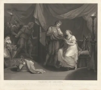 Troïlus et Cressida (after Angelica Kauffmann) av Jean-Pierre-Marie Jazet
