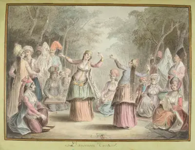 Danseuses Turques av François-Marie Rosset