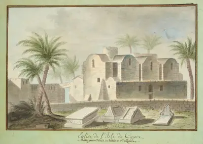Kyrkan på Cypern, byggd av Ludvig den helige och helgad åt sankt Lazarus av François-Marie Rosset