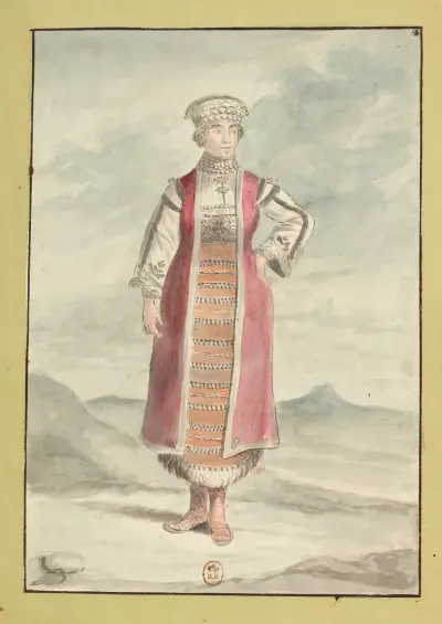 Rysk kvinna av François-Marie Rosset