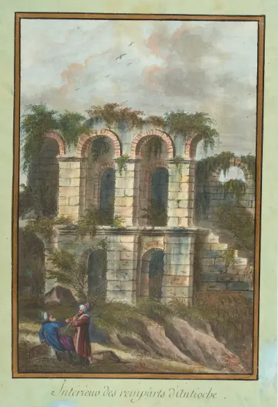 Intérieurs des remparts d’Antioche av François-Marie Rosset
