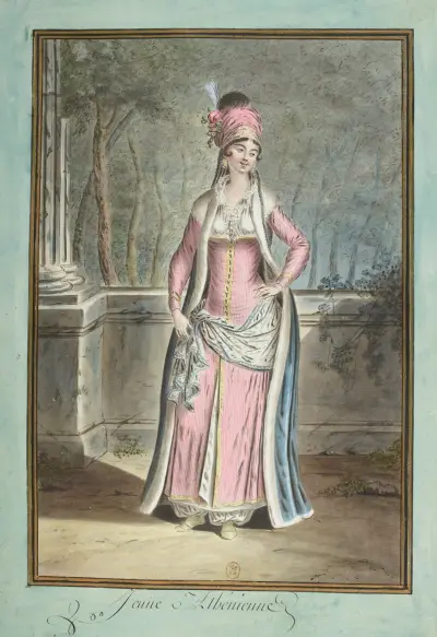 Jeune Athénienne av François-Marie Rosset