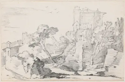 Casino Farnese på Palatinen, Rom av Joseph-Marie Vien
