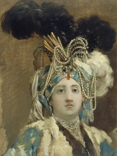 Sultane reine av Joseph-Marie Vien
