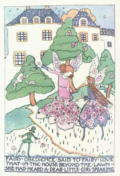 Mammas godnattsagobok, plansch 16 av Jessie Marion King
