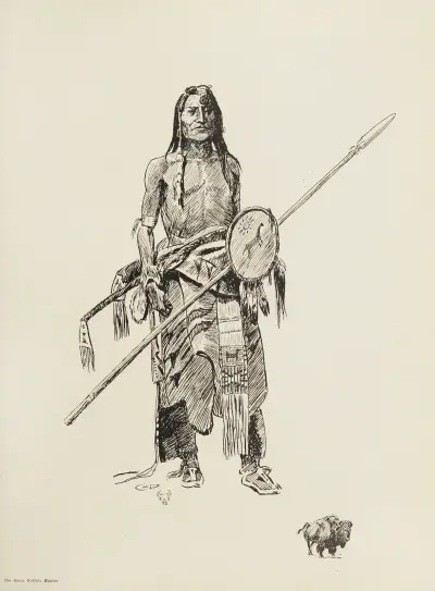 Siouxský lovec bizonů, Charles Marion Russell