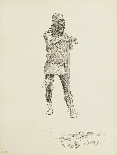 The Wolfer av Charles Marion Russell