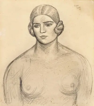 Portrait of a Woman av Mark Gertler