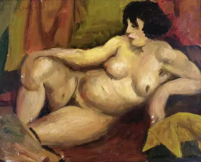 Reclining nude, 1922 av Mark Gertler