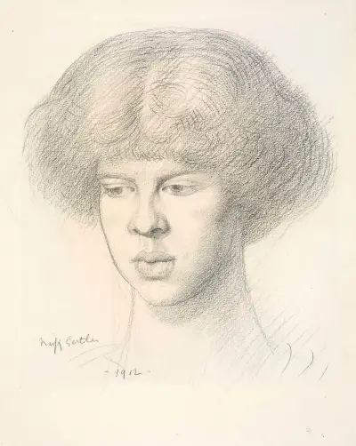 Study for The Violinist av Mark Gertler