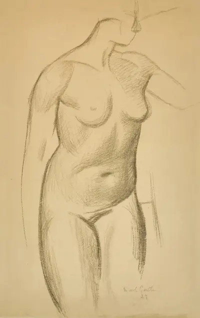 Untitled (Female Nude) av Mark Gertler