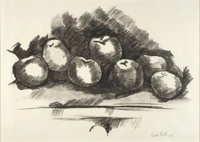 Äpfel auf dem Tisch von Marsden Hartley