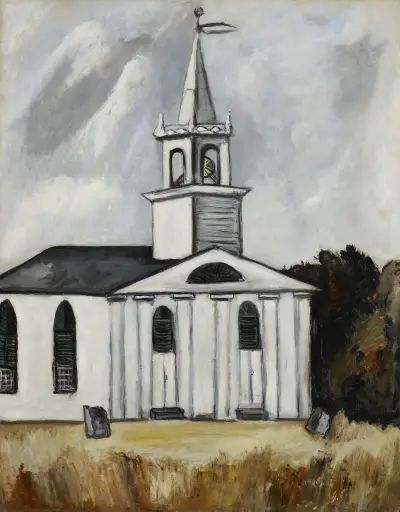 Church at Head Tide #2 av Marsden Hartley