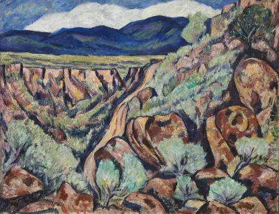 Landscape, New Mexico av Marsden Hartley