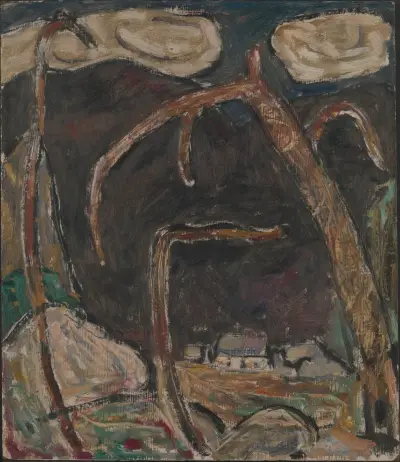 Der dunkle Berg, Nr. 1 von Marsden Hartley