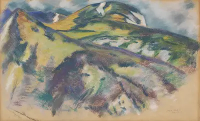 Valdez Hills av Marsden Hartley