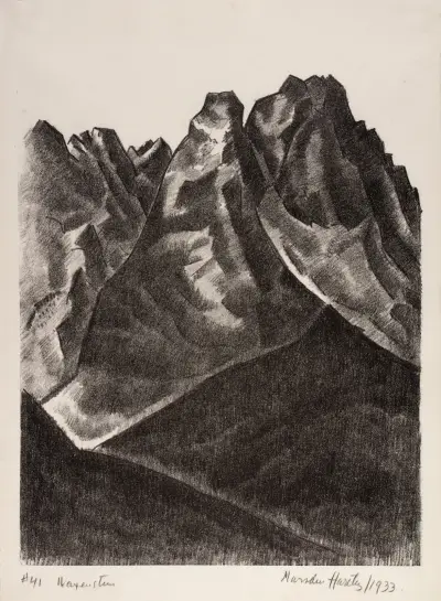 Waxenstein, 1933 – Nr. 3 von Marsden Hartley