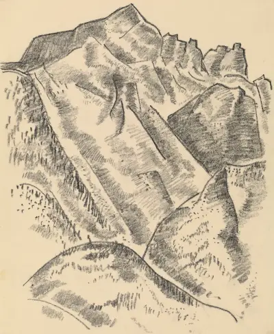 Waxenstein, 1933 – Nr. 1 von Marsden Hartley
