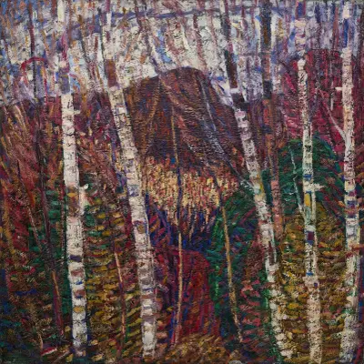White Birches av Marsden Hartley