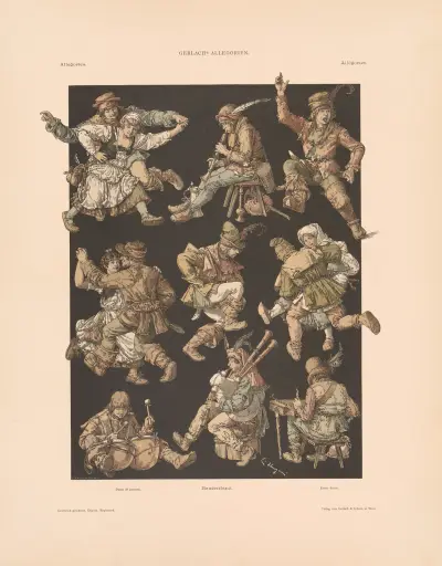 Alegorie, nowa seria, tablica 005, Martin Gerlach