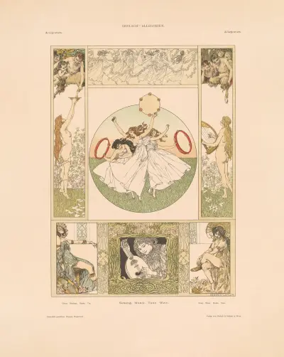 Alegorie, nowa seria, tablica 33, Martin Gerlach