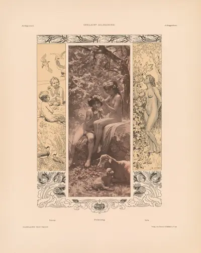 Allegorien, neue Folge Pl.057 av Martin Gerlach