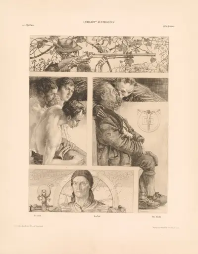 Allegorien, neue Folge Pl.077 av Martin Gerlach