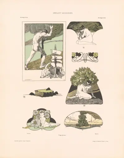Alegorie, nowa seria, tabl. 098, Martin Gerlach