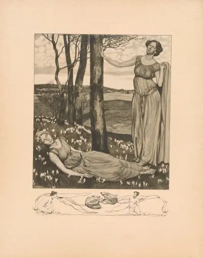 Allegorien, neue Folge Pl.109 av Martin Gerlach