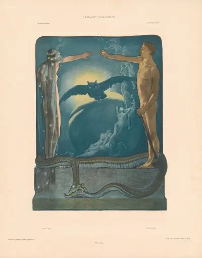 Allegorien, neue Folge Pl.116 av Martin Gerlach