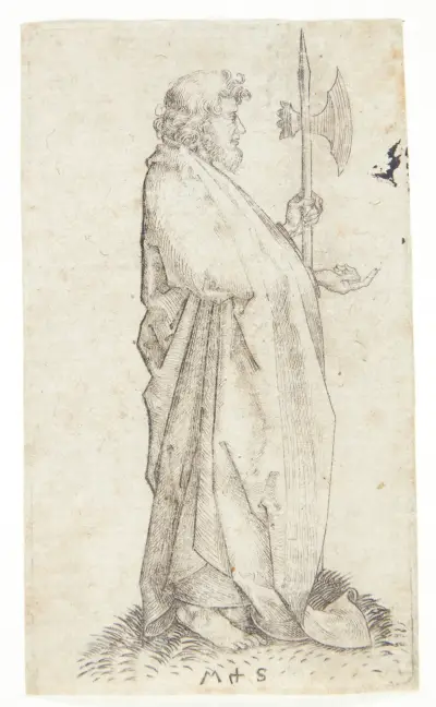 Aposteln Matteus av Martin Schongauer