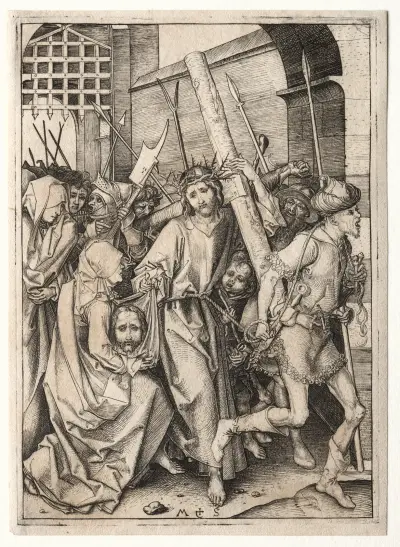 Christ Bearing the Cross av Martin Schongauer
