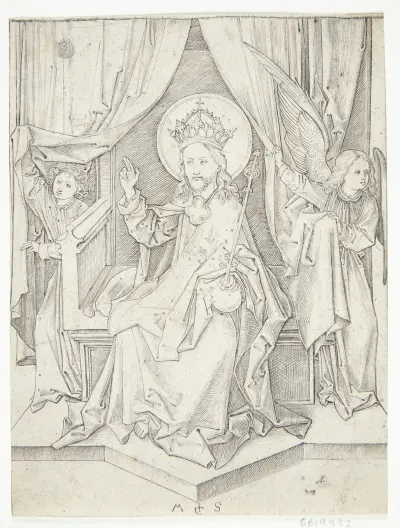 Chrystus na tronie, Martin Schongauer
