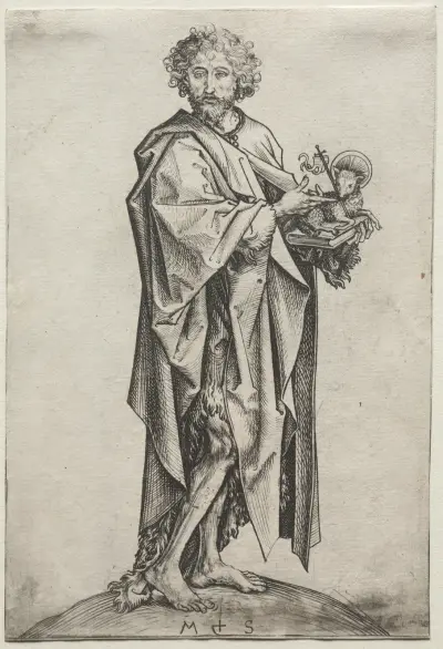 Johannes der Täufer von Martin Schongauer