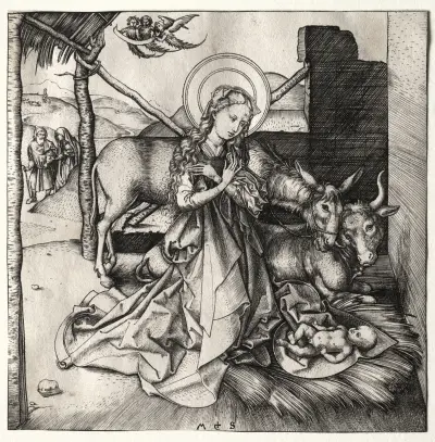Kristi födelse av Martin Schongauer