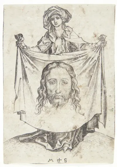 Veronica med svetteduken av Martin Schongauer