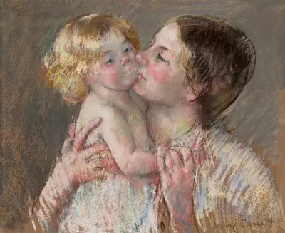 A Kiss for Baby Ann (No. 3) av Mary Cassatt
