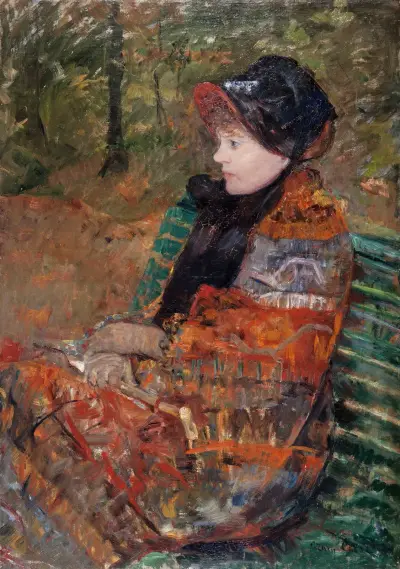 Herbst, Porträt von Lydia Cassatt von Mary Cassatt