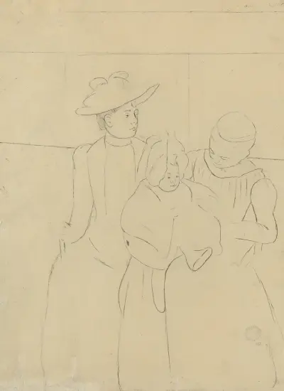 In the Omnibus (verso), 1891 – nr 2 av Mary Cassatt