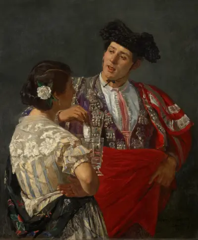 Offering the Panal to the Bullfighter av Mary Cassatt