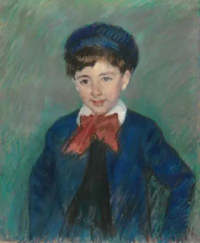 Portrait of Charles Dikran Kelekian, Age Eight av Mary Cassatt
