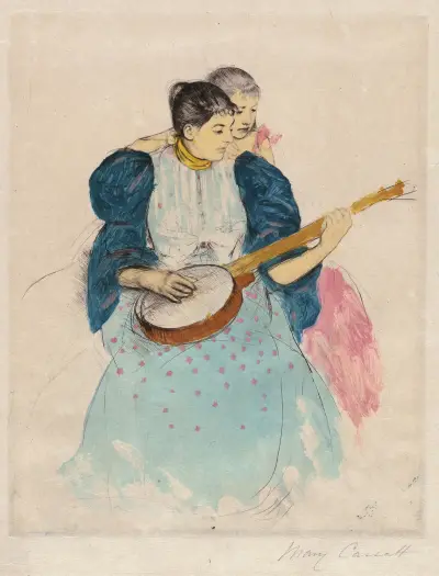 The Banjo Lesson av Mary Cassatt