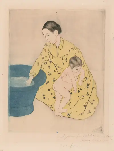 The bath (the tub) – nr 1 av Mary Cassatt