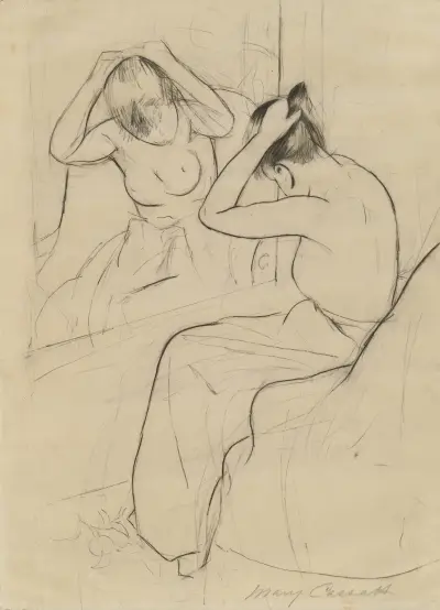 Die Frisur, 1891 – Nr. 2 von Mary Cassatt