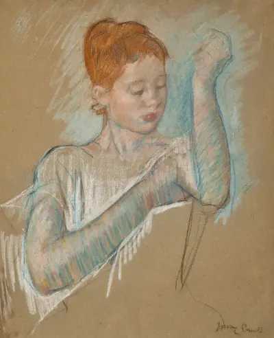 Dlouhé rukavice, Mary Cassatt