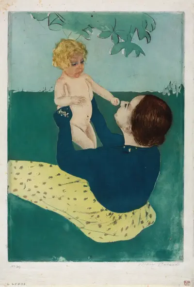 Unter dem Kastanienbaum von Mary Cassatt